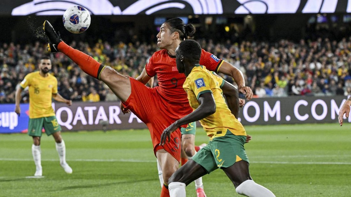 FOTO: Australia Girang Bukan Kepalang Sambut Tiga Poin Lawan China