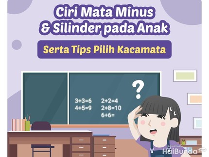 Ciri Mata Minus & Silinder pada Anak Serta Tips Pilih Kacamata