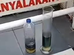 Heboh Pertalite Tercampur Air di Siantar, Begini Penampakannya