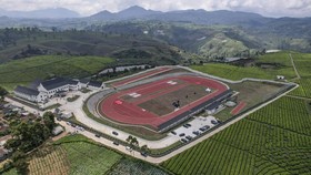 FOTO: Penampakan Pusat Pelatihan Atletik di Bandung Usai Resmi Dibuka