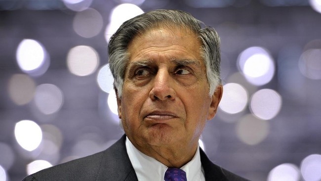 Konglomerat asal India Ratan Tata meninggal dunia di usia 86 tahun pada Rabu (9/10) waktu setempat.