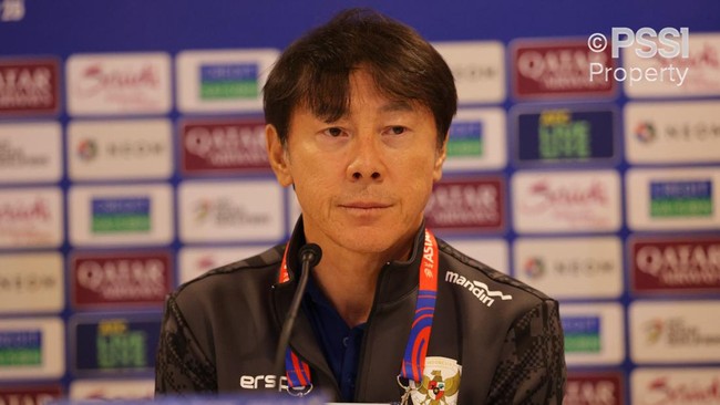 Shin Tae Yong menepis anggapan Timnas Indonesia tidak serius berlatih untuk laga melawan Bahrain di babak ketiga Kualifikasi Piala Dunia 2026, Kamis (10/10).