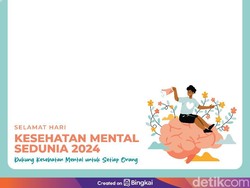 10 Twibbon Hari Kesehatan Mental Sedunia 2024, Unduh Gratis dan Bagikan!