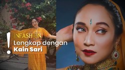 Gaya Percaya Diri Bella Fawzi dengan Fashion & Make up ala Bollywood