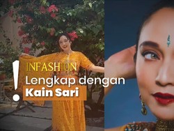 Gaya Percaya Diri Bella Fawzi dengan Fashion & Make up ala Bollywood