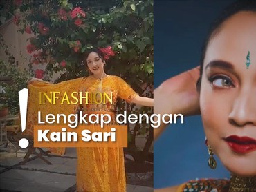 Gaya Percaya Diri Bella Fawzi dengan Fashion & Make up ala Bollywood