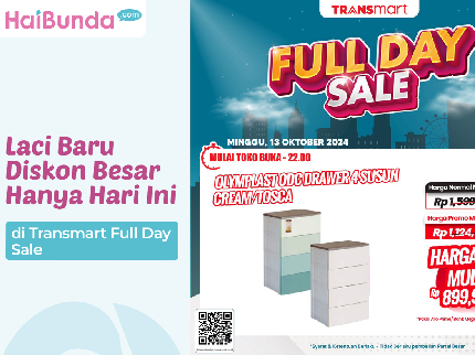 Laci Baru Diskon Besar Hanya Hari Ini di Transmart Full Day Sale