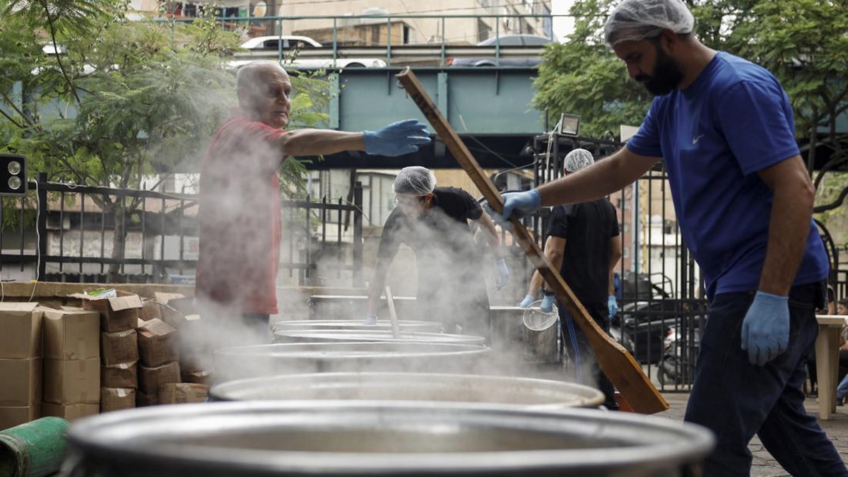 FOTO: Shawarma, Pengusir Rasa Lapar Pengungsi di Lebanon