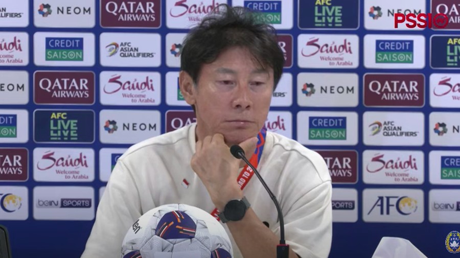 Shin Tae-yong, pelatih Timnas Indonesia.