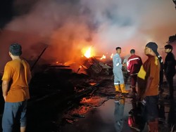 49 Kios di Dumai Terbakar, Polisi Usut