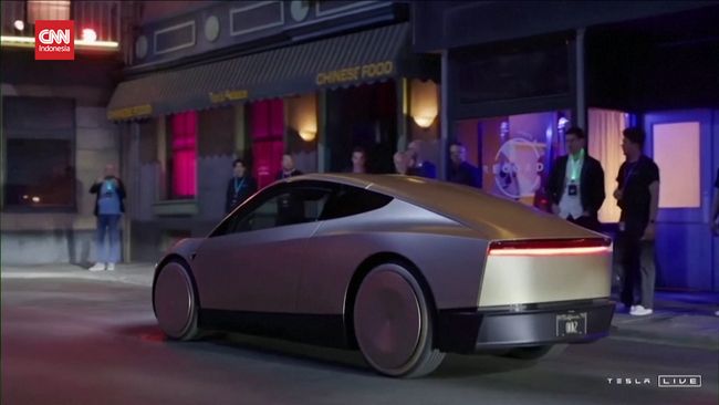 VIDEO: Elon Musk Pamer Robotaxi dan Robovan