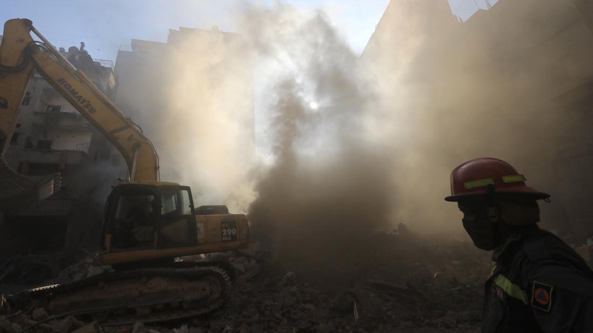 FOTO: Israel Perluas Serangan ke Pusat Kota Beirut, 22 Tewas