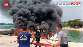 VIDEO: Speedboat Meledak di Malut, Cagub Benny Laos Tewas