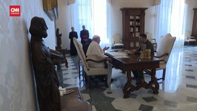 VIDEO: Momen Presiden Ukraina Temui Paus Fransiskus di Vatikan