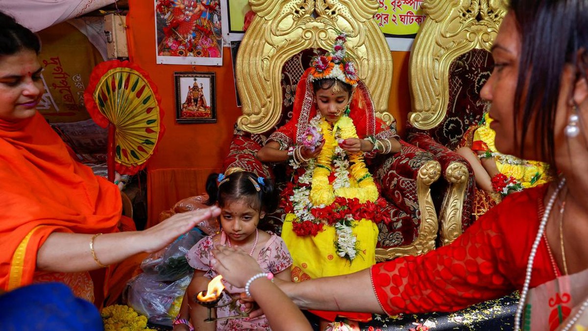 FOTO: Durga Puja, Festival Tahunan Identitas Budaya Kolkata