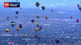 VIDEO: Ratusan Balon Udara Hiasi Langit New Mexico Amerika Serikat