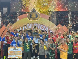 Selamat! Tim Voli Putra Polda Jatim Juara Kapolri Cup 2024