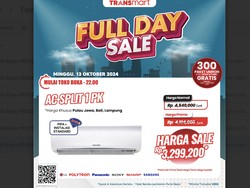 AC Split 1 PK Cuma Rp 3 Jutaan di Transmart Full Day Sale