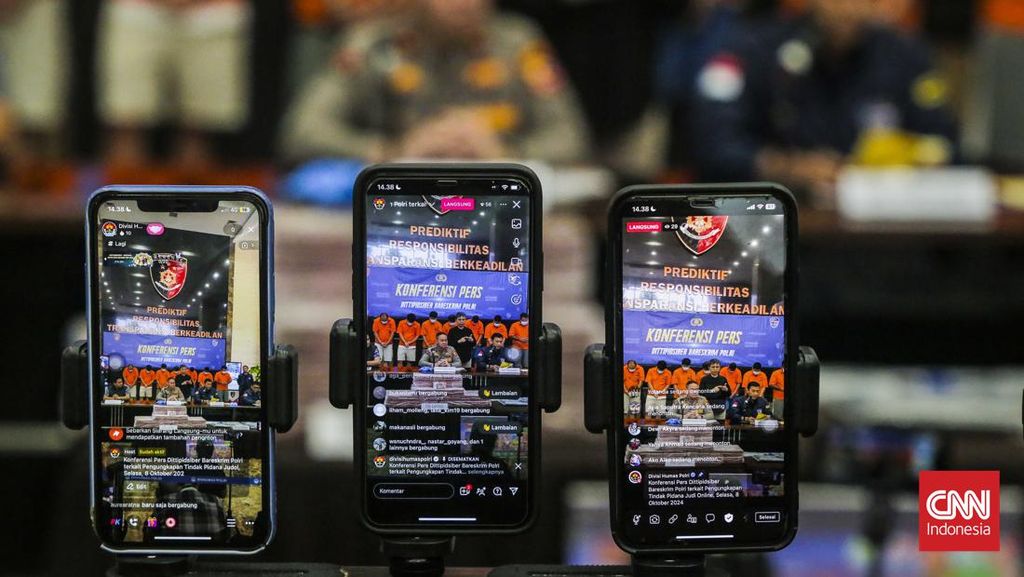 Bareskrim Bongkar Judi Online Internasional, 20 Tersangka Ditangkap
