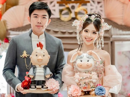 5 Potret Sangjit Cindy Yuvia eks JKT48 Dilamar Kekasih, Anggun Berbalut Cheongsam