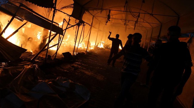 Rusia buka suara usai Israel membombardir area sekitar Rumah Sakit Al Aqsa di Gaza, Palestina, dan membakar warga hidup-hidup pada awal pekan ini.