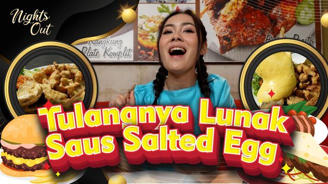 Sajian Serba Salted Egg di Kedai Ayam Presto, Cocolan yang Mantap