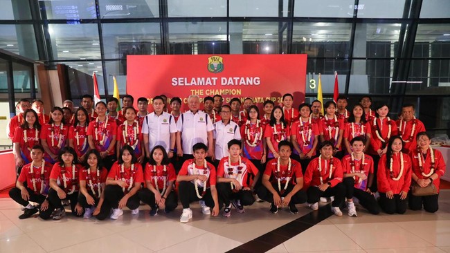 PBSI menyambut tim badminton Indonesia yang menjuarai ajang BWF World Junior Championship 2024 (WJC 2024) di China.