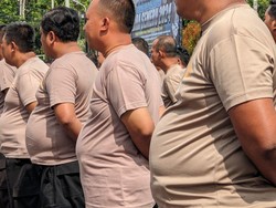 60 Polisi Gendut Trenggalek Jalani Program Penurunan Berat Badan