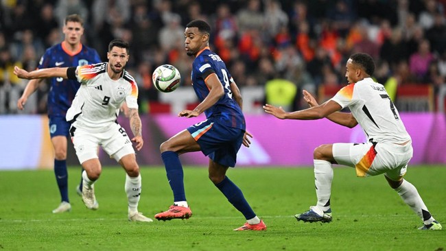 Jerman mengalahkan Belanda dalam laga UEFA Nations League 2024/2025 di Stadion Allianz Arena, Jerman, Selasa (15/10) dini hari waktu Indonesia.