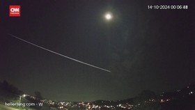 VIDEO: Momen Meteor 'Menari-nari' di Langit Brazil
