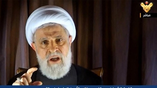 Wakil Pemimpin Tertinggi Hizbullah Sheikh Naim Qassem menyebut Israel sebagai penjarah dan ancaman sebenarnya bagi Timur Tengah dan dunia Islam.