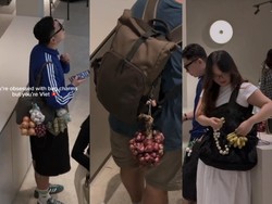 Bag Charm Lagi Tren, Netizen Ini Malah Gantungkan Makanan di Tasnya