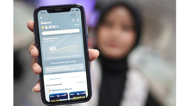 Merayakan usia ke-26 tahun, Bank Mandiri meluncurkan fitur terbaru dalam Beyond Super App Livin' by Mandiri, yakni Livin'poin.