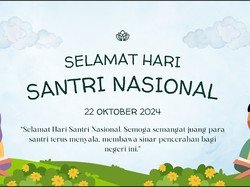 37 Ucapan Selamat Hari Santri Nasional 2024 Bahasa Arab, Inggris, Indonesia