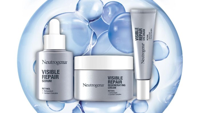 Neutrogena Visible Repair dengan Kandungan Pure Retinol SA, Diklaim Mampu Kurangi Kerutan dalam 7 Hari Neutrogena Visible Repair dengan Kandungan Pure Retinol SA, Diklaim Mampu Kurangi Kerutan dalam 7 Hari