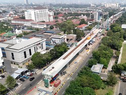 Ditarget Rampung 2027, Progres LRT Jakarta Velodrome-Manggarai Sudah 31,14%