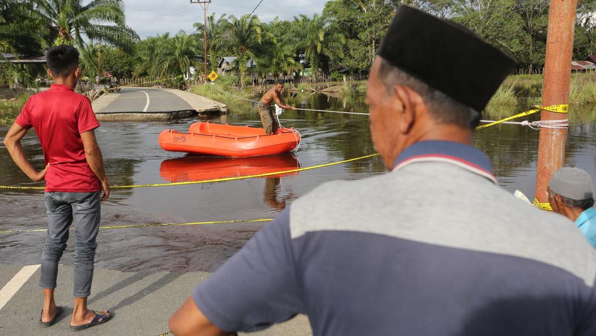 FOTO: 10 Daerah di Aceh Dikepung Banjir