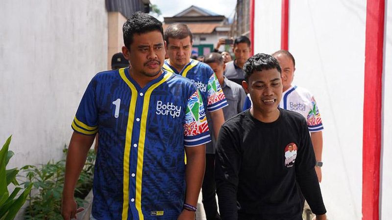 Calon Gubernur Sumatera Utara (Sumut) nomor urut 1 Bobby Nasution kembali melakukan kampanye dan menemui masyarakat.