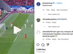 AFC Tayangkan Gol China, Netizen RI Malah Bahas Bahrain