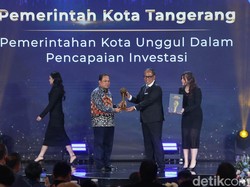 Unggul dalam Capaian Investasi, Pemkot Tangerang Raih detikcom Awards