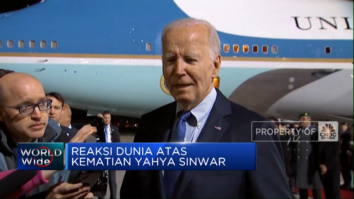 Video: Biden Hingga Macron Sambut "Baik" Kematian Yahya Sinwar