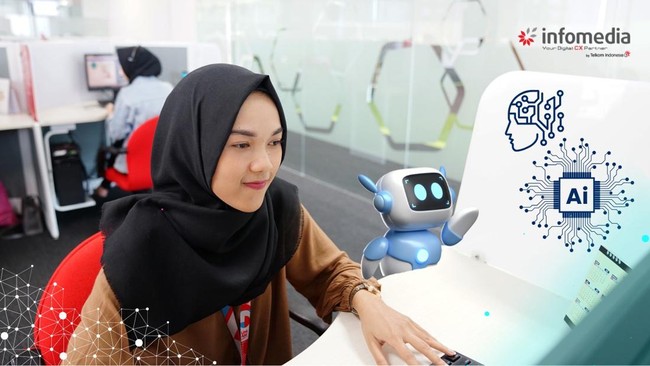 Infomedia mengintegrasikan teknologi AI untuk mengubah cara perusahaan beroperasi untuk meningkatkan efisiensi dan produktivitas.