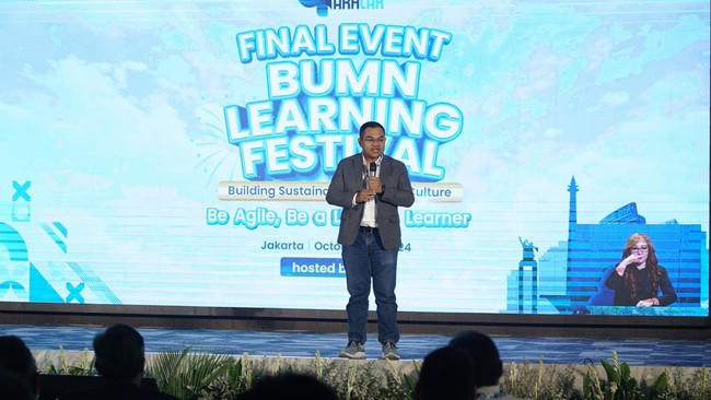 Telkom meraih 5 penghargaan sekaligus dalam ajang BUMN Learning Festival 2024, salah satunya 'The Most Outstanding BUMN Learning dalam Super Learner Award'.