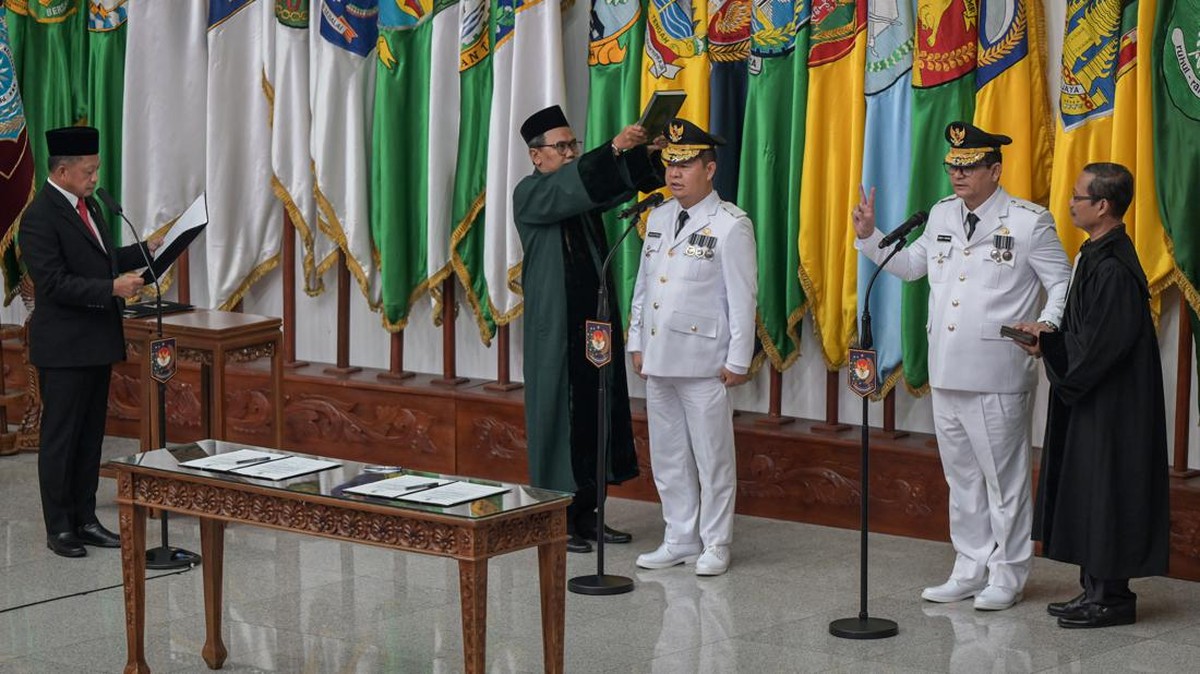FOTO: Teguh Setyabudi Dilantik Pj Gubernur DKI Gantikan Heru Budi