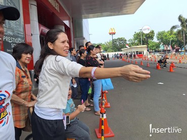 Potret Antusias Orang Tua Dukung Anak Lomba Push Bike di Olimpiade Balita