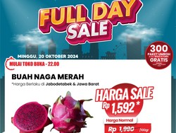 Buah Naga Banting Harga Cuma di Transmart Full Day Sale