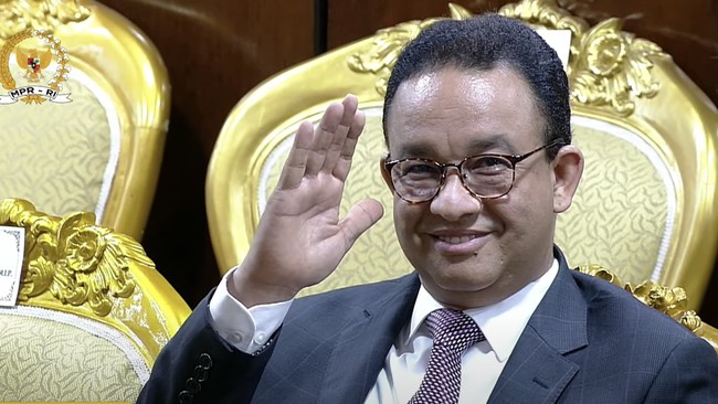 Juru Bicara Anies Baswedan, Sahrin Hamid mengatakan Anies mendukung pasangan Pramono Anung-Rano Karno di Pilkada Jakarta 2024.