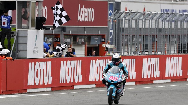 Juara dunia David Alonso menang Moto3 Australia 2024 sekaligus meyamai rekor Valentino Rossi sebagai pembalap dengan kemenangan terbanyak dalam semusim.