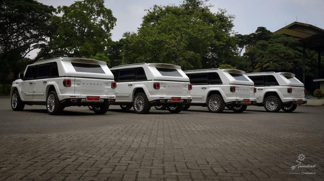 Dirut PT Len Industri, Bobby Rasyidin menyebut spesifikasi mobil Maung untuk para menteri memang berbeda dengan yang dipakai Presiden Prabowo Subianto.