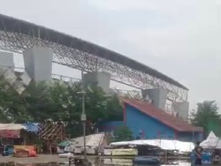 BPBD: Atap Stadion Wibawa Mukti yang Lepas Bangunan Lama, Tak Ada Korban